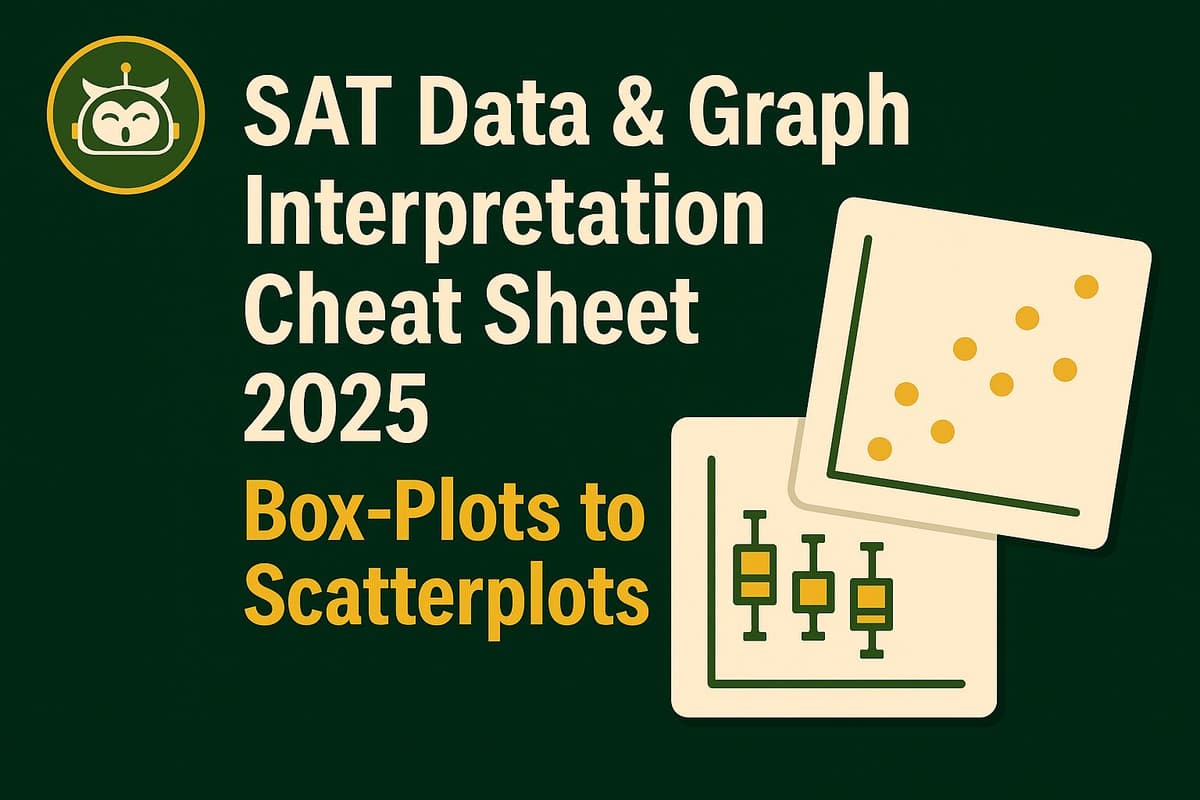 Sat Graphs Examples SAT Scatterplots Cheat Sheet 2026 | Pursu